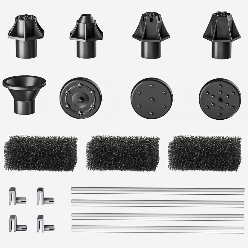 Yzert Solar Fountain Accessory (Narrow)-8 Nozzles, 4 Fixer Rods, 3 Filter Cottons - Image 1